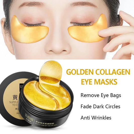 24K Gold Hyaluronic Acid Eye Mask Remover